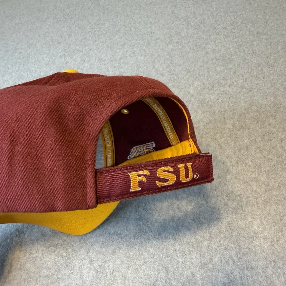 NCAA Florida State Seminoles Arrowhead Spear Adjustable Cap Hat Red/Gold Accents